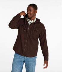 L.L.BeanMen's 1912 Field Flannel Shirt, Hooded, Slightly Fitted Untucked Fit