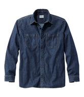L.L.BeanMen's BeanFlex® Denim Shirt, Traditional Untucked Fit