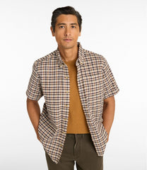 L.L.BeanMen's Stonecoast Hemp Shirt, Short-Sleeve, Slightly Fitted Untucked Fit