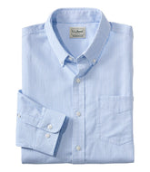 L.L.BeanMen's Comfort Stretch Oxford Shirt, Traditional Untucked Fit, Stripe