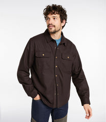 L.L.BeanMen's Maine Guide Lightweight Lined Wool Field Shirt