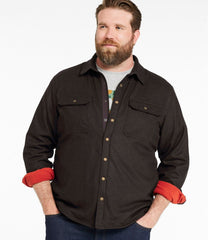 L.L.BeanMen's Maine Guide Lightweight Lined Wool Field Shirt