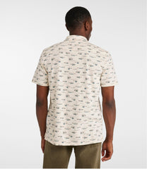L.L.BeanMen's Lakewashed Performance Shirts, Button-Front Shirt, Short-Sleeve, Print