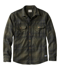 L.L.BeanMen's Maine Guide Lightweight Wool Field Shirt, Plaid