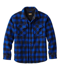 L.L.BeanMen's Maine Guide Sherpa Lined Wool Shirt
