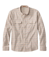 L.L.BeanMen's Stonecoast Hemp Shirt, Long-Sleeve, Slightly Fitted Untucked Fit, Stripe