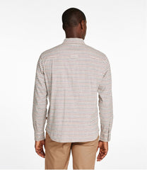L.L.BeanMen's Stonecoast Hemp Shirt, Long-Sleeve, Slightly Fitted Untucked Fit, Stripe