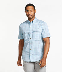 L.L.BeanMen's Tropicwear Shirt, Plaid Short-Sleeve