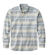 L.L.BeanMen's Comfort Stretch Chambray Shirt, Traditional Untucked Fit, Long-Sleeve, Stripe