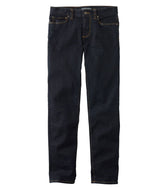L.L.BeanMen's Signature Five-Pocket Jeans with Stretch, Slim Straight