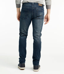 L.L.BeanMen's Signature Five-Pocket Jeans with Stretch, Slim Straight