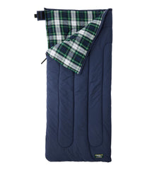 L.L.BeanKids' Flannel Lined Camp Sleeping Bag, 40°