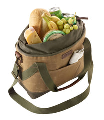 L.L.BeanInsulated Waxed-Canvas Tote, Medium