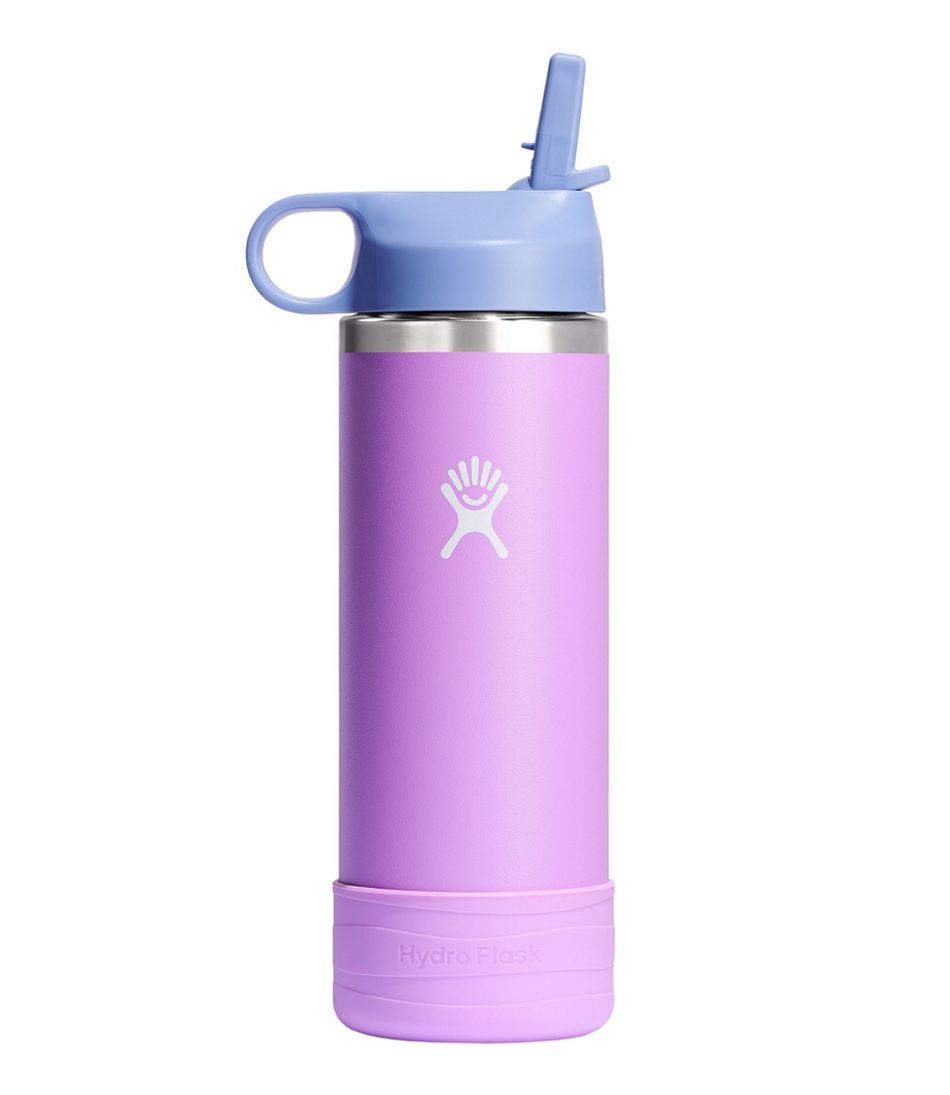 L.L.BeanKids' Hydro Flask Wide Mouth Straw Cap And Boot, 18 oz.