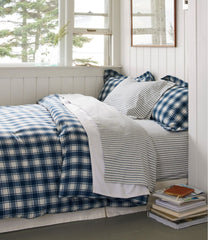L.L.BeanUltrasoft Comfort Flannel Sheet Set, Stripe