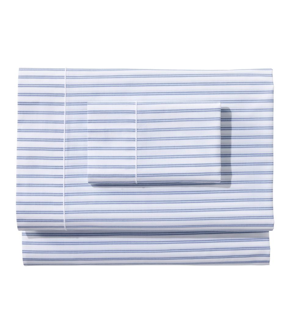 L.L.BeanPremium Egyptian Percale Sheet Collection, Stripe