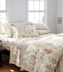 L.L.BeanBotanical Floral Flannel Sheet Collection