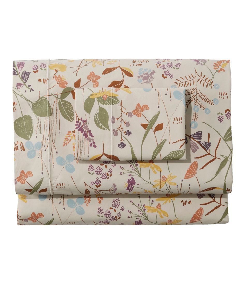L.L.BeanBirch Floral Percale Sheet Collection