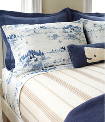 L.L.BeanCoastal Landscape Percale Sheet Collection