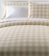 L.L.BeanUltrasoft Comfort Flannel Comforter Cover Collection, Check
