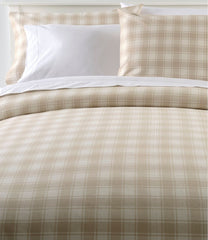 L.L.BeanUltrasoft Comfort Flannel Comforter Cover Collection, Check