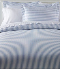 L.L.BeanPremium Egyptian Percale Comforter Cover Collection, Stripe