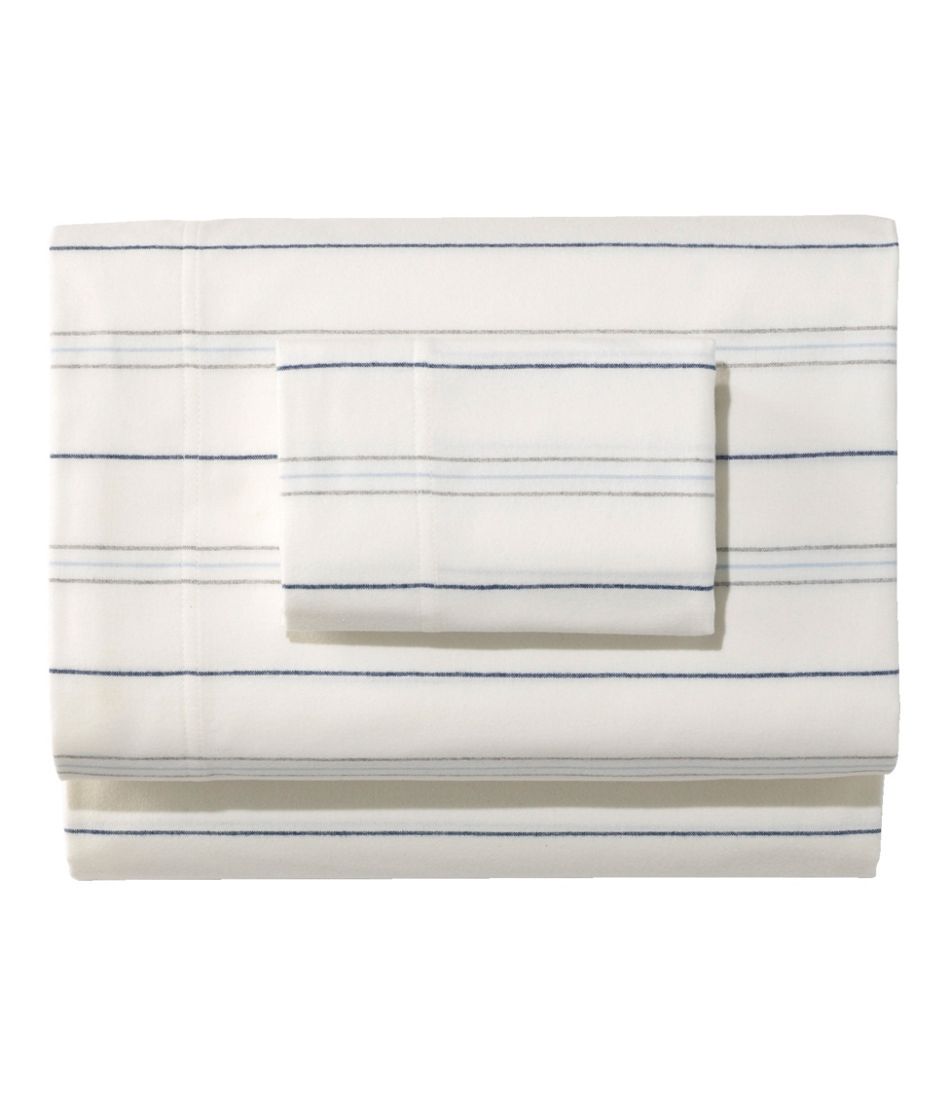 L.L.BeanOrganic Flannel Sheet Collection, Stripe