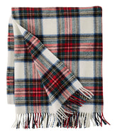 L.L.BeanWashable Wool Throw, Plaid 54" x 60"