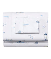 L.L.BeanNautical Boats Percale Sheet Collection