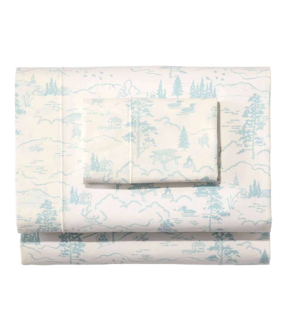 L.L.BeanLakeside Toile Percale Sheet Collection