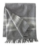 L.L.BeanWashable Wool Throw, Striped