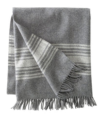 L.L.BeanWashable Wool Throw, Striped