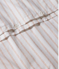 L.L.BeanSunwashed Percale Comforter Cover, Stripe Leaf