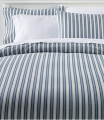 L.L.BeanSunwashed Percale Comforter Cover, Stripe