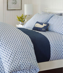L.L.BeanSunwashed Percale Comforter Cover, Block Floral Print