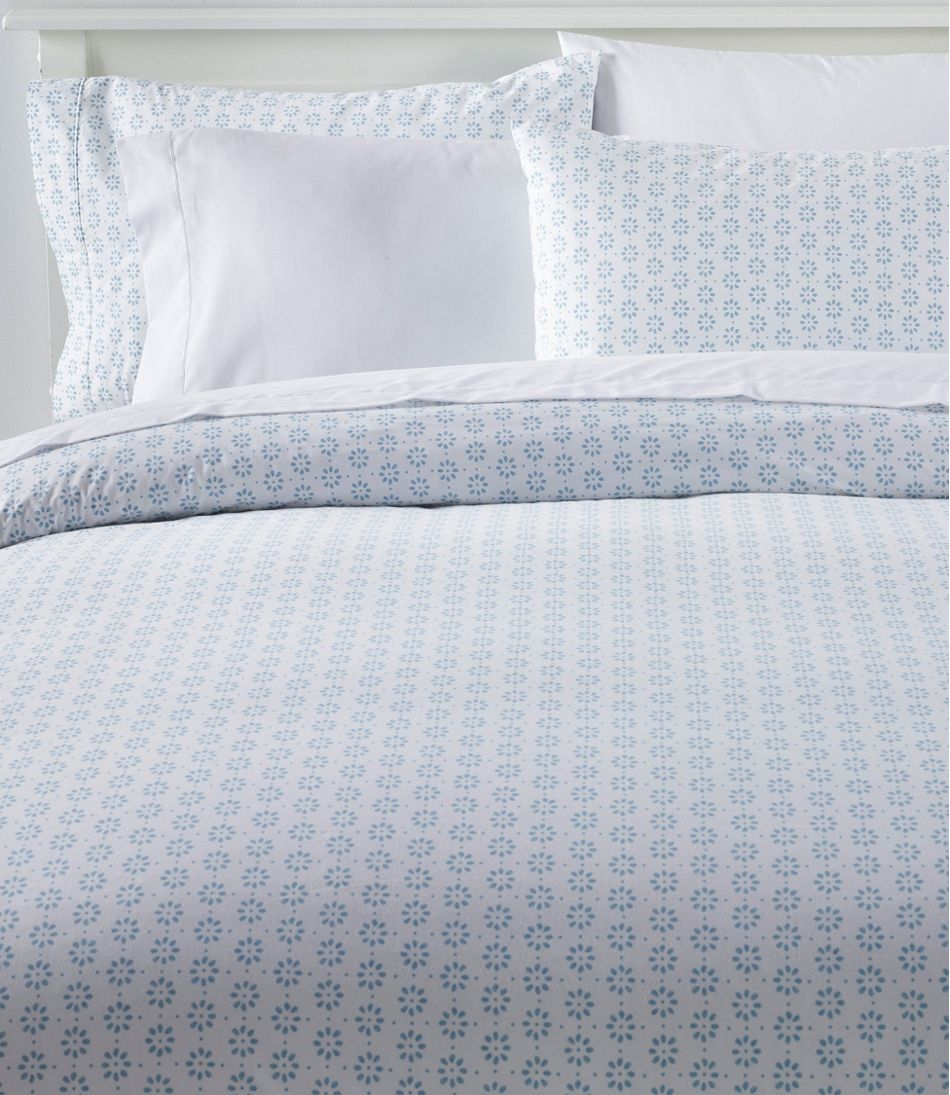 L.L.BeanSunwashed Percale Comforter Cover, Print