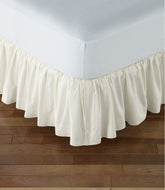 L.L.BeanChambray bed skirt