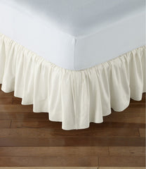 L.L.BeanChambray bed skirt