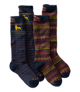 L.L.BeanKids' Winter Snow Sports Socks, 2-Pack