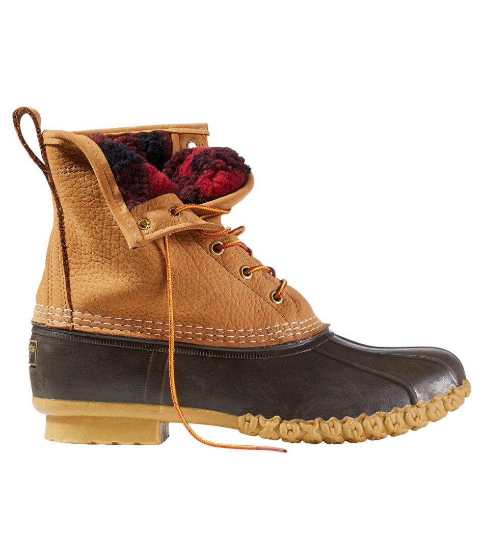 L.L.BeanMen's Bean Boots, 8" Fleece-Lined Insulated