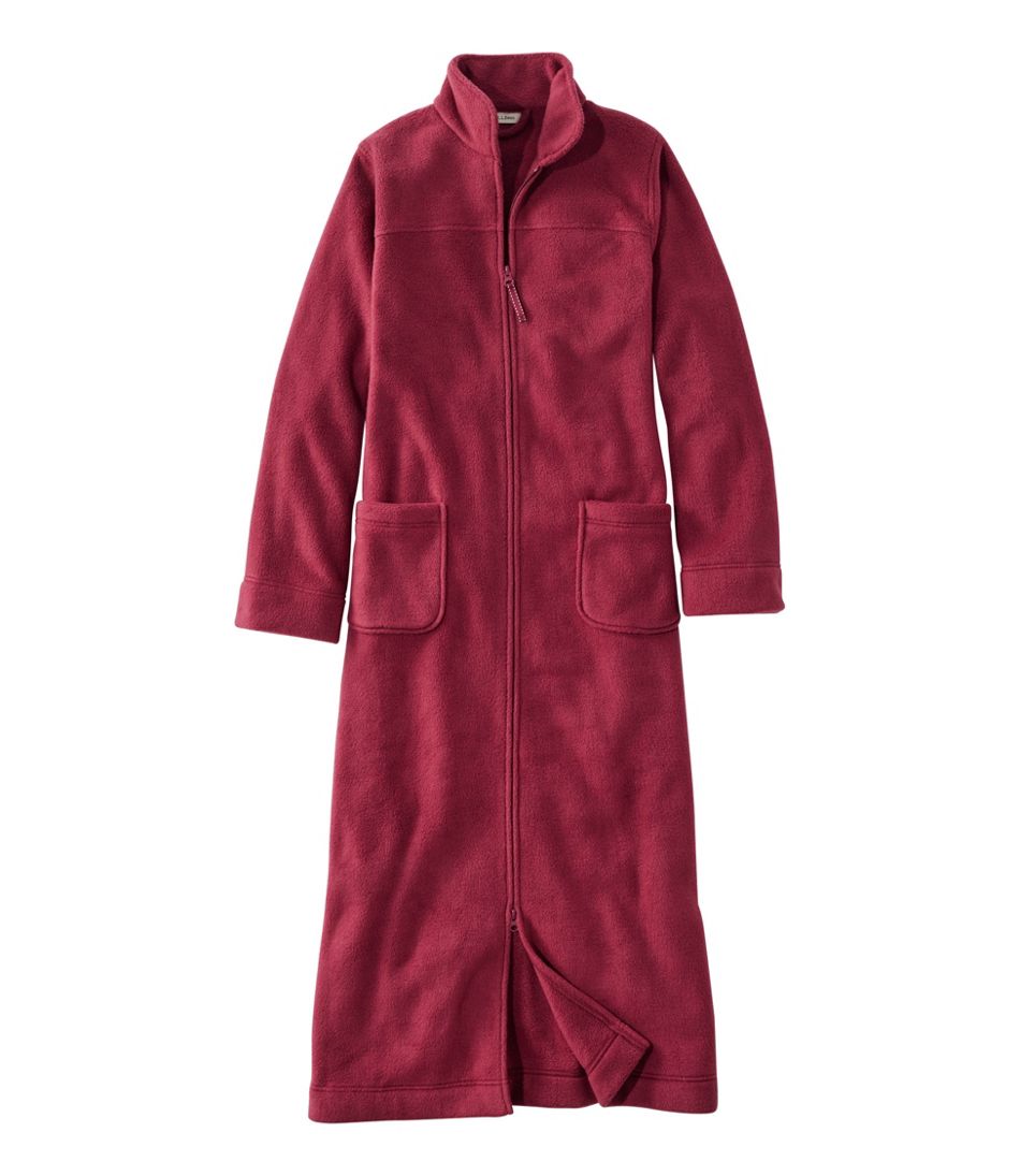 L.L.BeanWomen's Winter Fleece Robe, Zip-Front