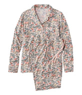 L.L.BeanWomen's Super-Soft Shrink-Free Pajama Set, Button-Front