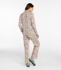 L.L.BeanWomen's Super-Soft Shrink-Free Pajama Set, Button-Front