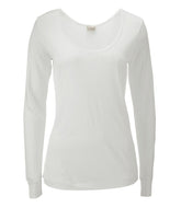 L.L.BeanWomen's Silk Pointelle, Long-Sleeve Scoopneck