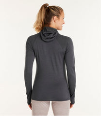 L.L.BeanWomen's Cresta Wool Ultralight 150 Base Layer, Hoodie