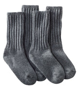 L.L.BeanAdults' Merino Wool Ragg Socks, 10" 2-Pack