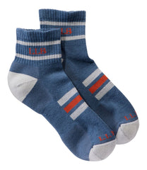 L.L.BeanAdults' Katahdin Hiker Socks, 1/4 Crew Stripe