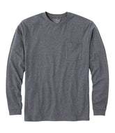 L.L.BeanMen's Carefree Unshrinkable Tee with Pocket, Traditional Fit, Long-Sleeve
