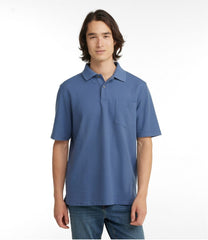 L.L.BeanMen's Premium Double L® Polo, Hemmed Short-Sleeve with Pocket