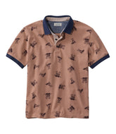 L.L.BeanMen's Casco Bay Rugged Polo, Short-Sleeve, Print